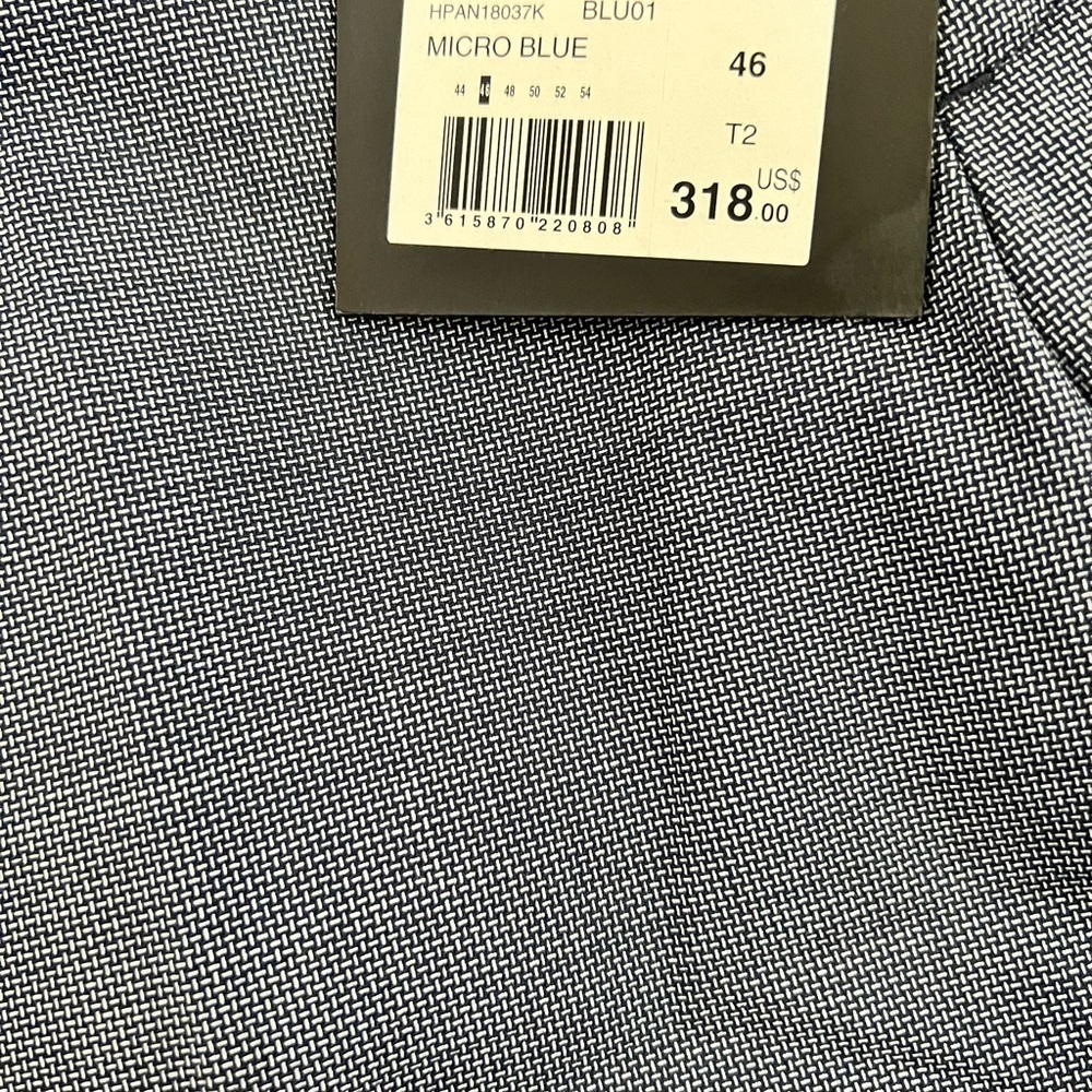 The Kooples Fitted Wool Blue Suit pants Size 46 FR/ 30 US Small NWT - Picture 9 of 12